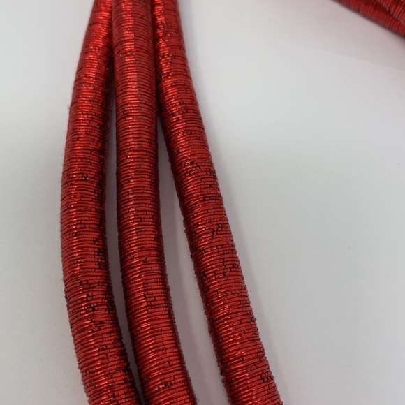 Sparkly Edgy Three-Strand Rolo Necklace - Picture 4 of 6